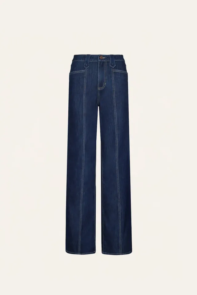 Johanna Ortiz A Navegar Pant jeans bootcut blu navy