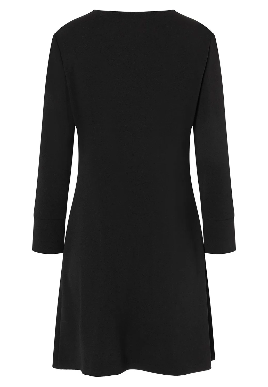 Ana Alcazar Harpa abito tunica nero elegante