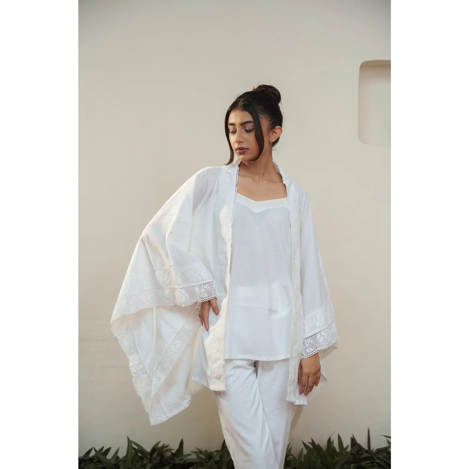 Our Dve Capsule 17 set 3 pezzi bianco cotone