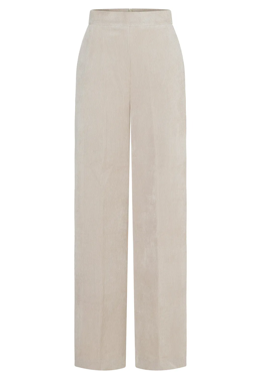 Ana Alcazar Adimy pantaloni velluto panna palazzo