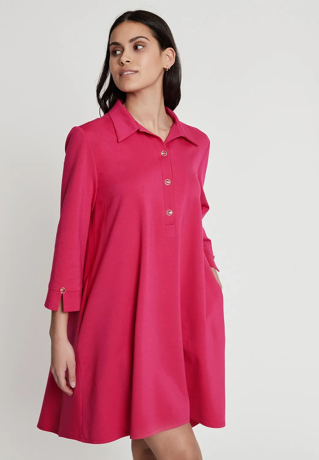 Ana Alcazar Isona chemisier rosa asimmetrico