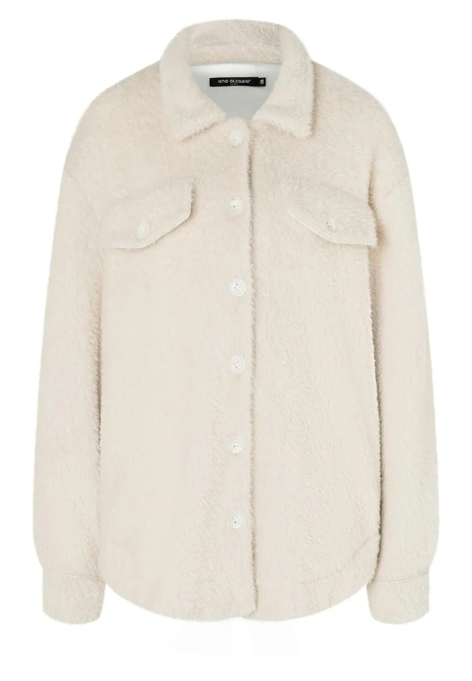 Ana Alcazar Mabisy giacca peluche beige