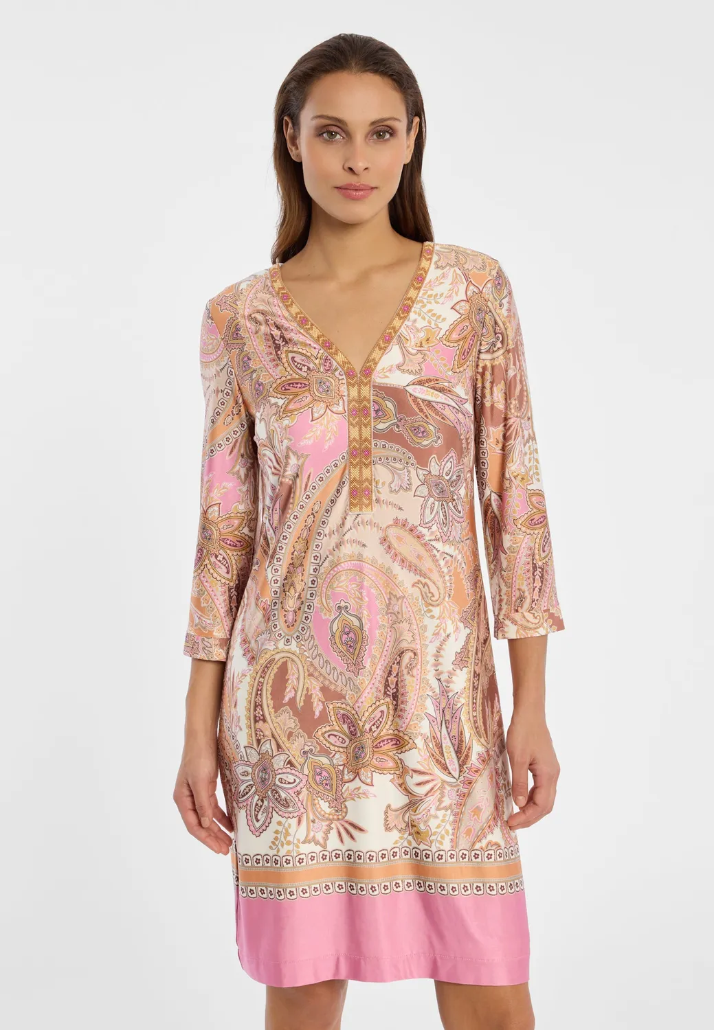 Ana Alcazar Dhona abito tunica paisley perle