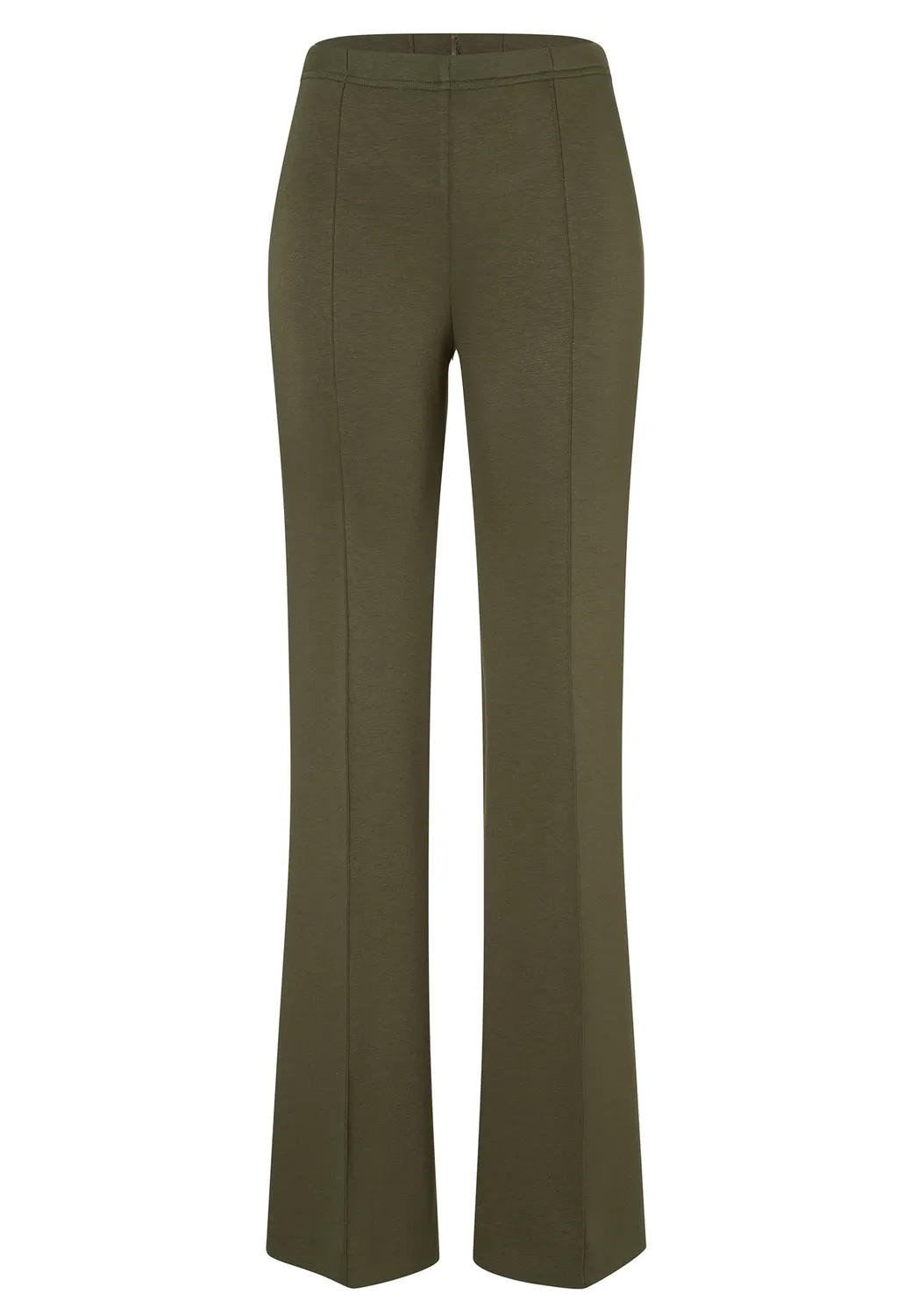Ana Alcazar Ewgony pantaloni bootcut kaki vita alta