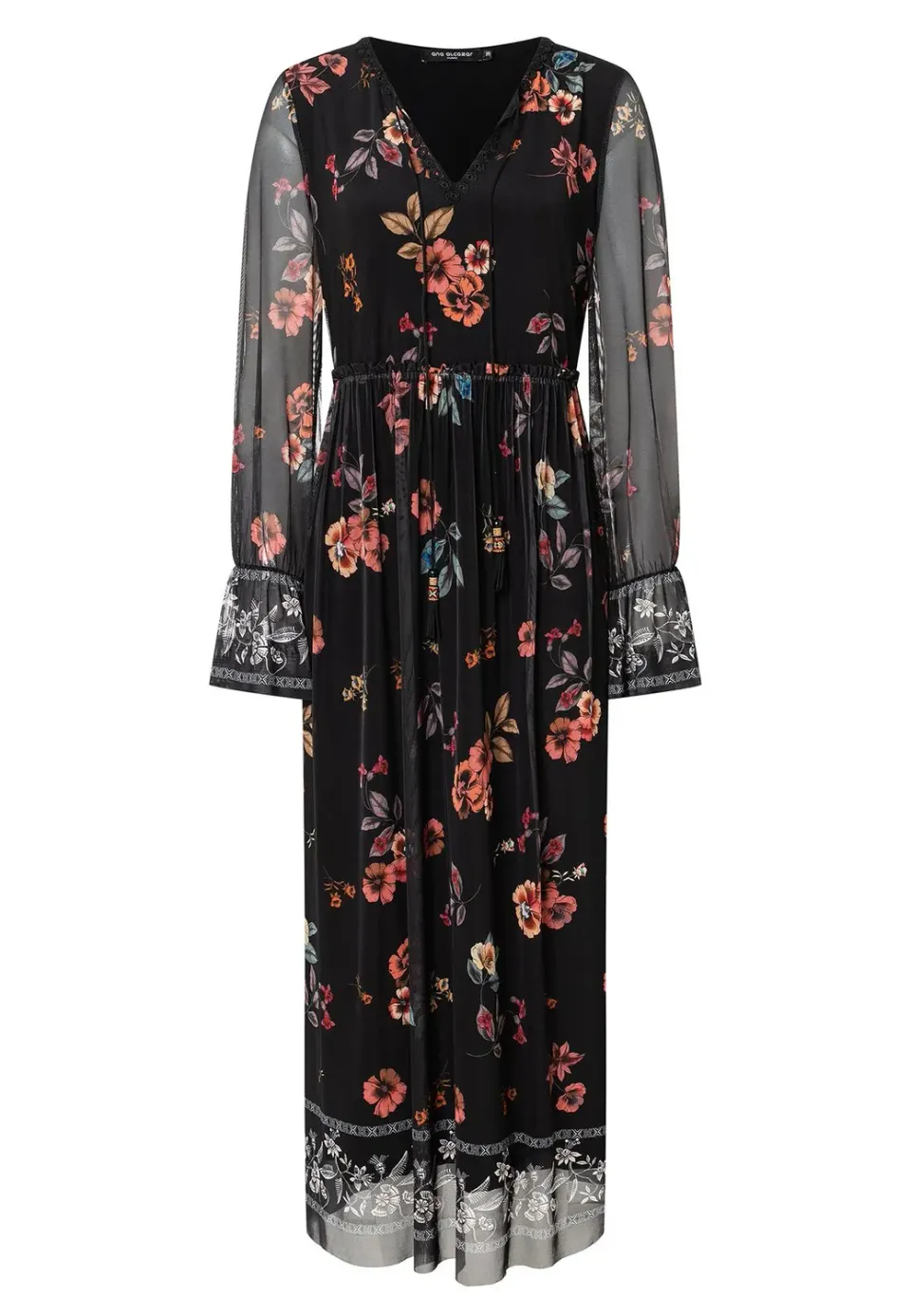 Ana Alcazar Hiaki abito maxi floreale