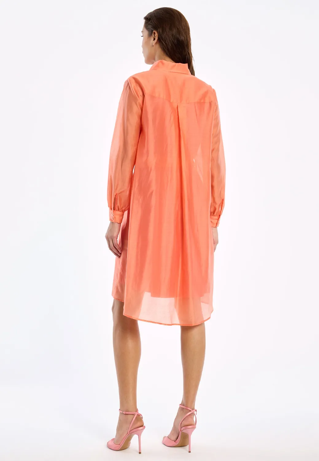 Ana Alcazar Wakia abito camicia arancione