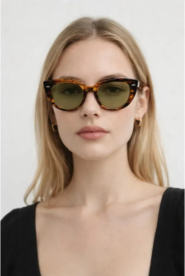 Goddiva SVNX occhiali da sole marroni cat eye