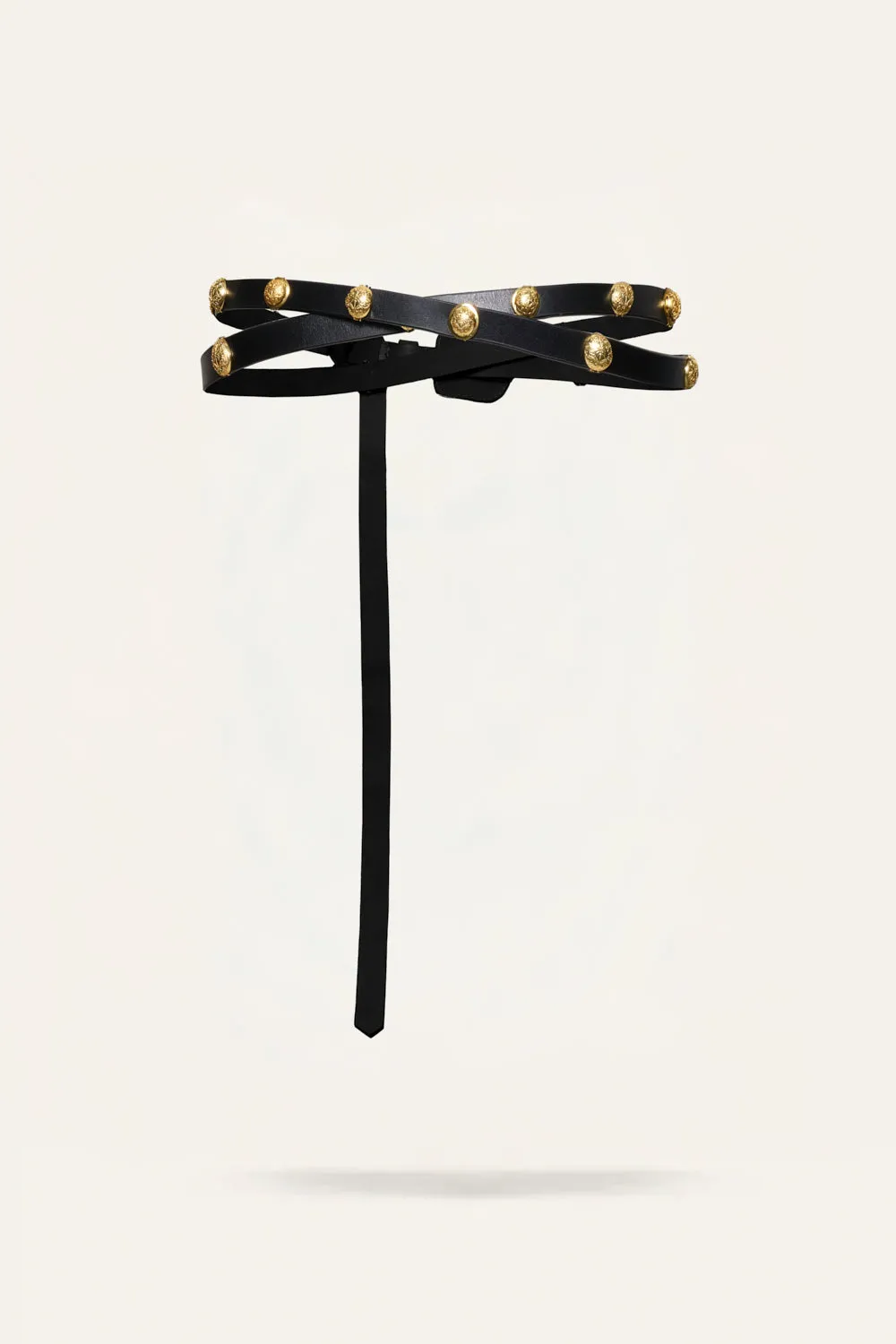 Johanna Ortiz Jungle Oracle Belt cintura pelle nera