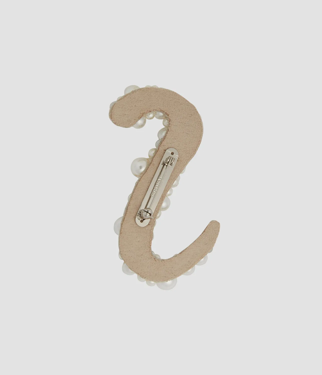Erdem Pearl Alphabet Brooch S spilla lettera S perle