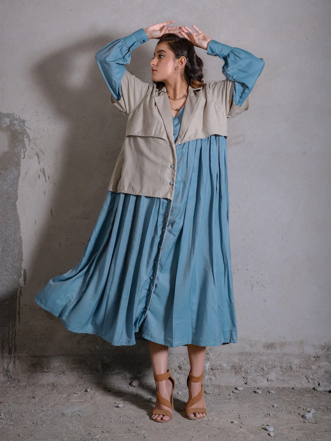 Our Dve Ira trench in mussola di cotone