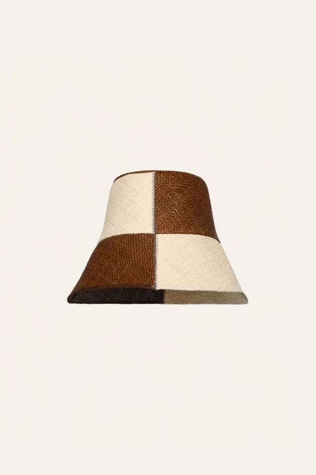 Johanna Ortiz Heaven And Earth cappello paglia marrone S/M/L