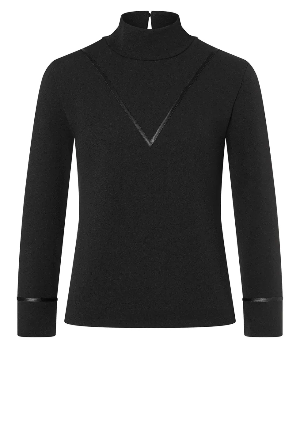 Ana Alcazar Harvos camicia collo alto nera