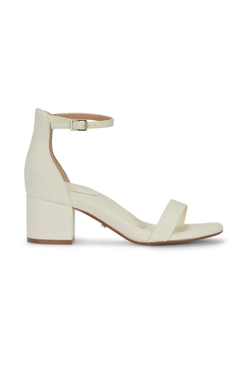 Malow London Chloe sandali con tacco nero tacco largo 5,5 cm