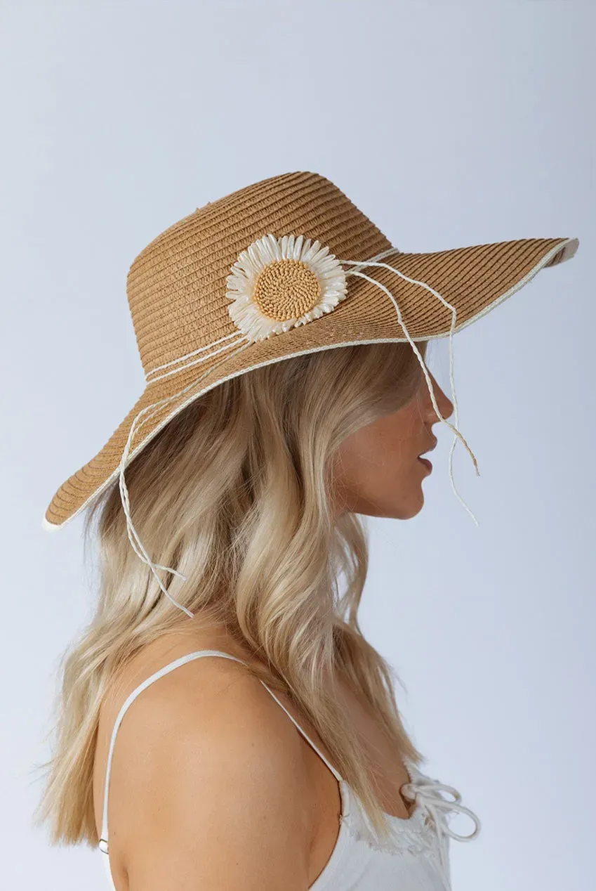 SVNX Sunflower Straw cappello marrone tesa larga