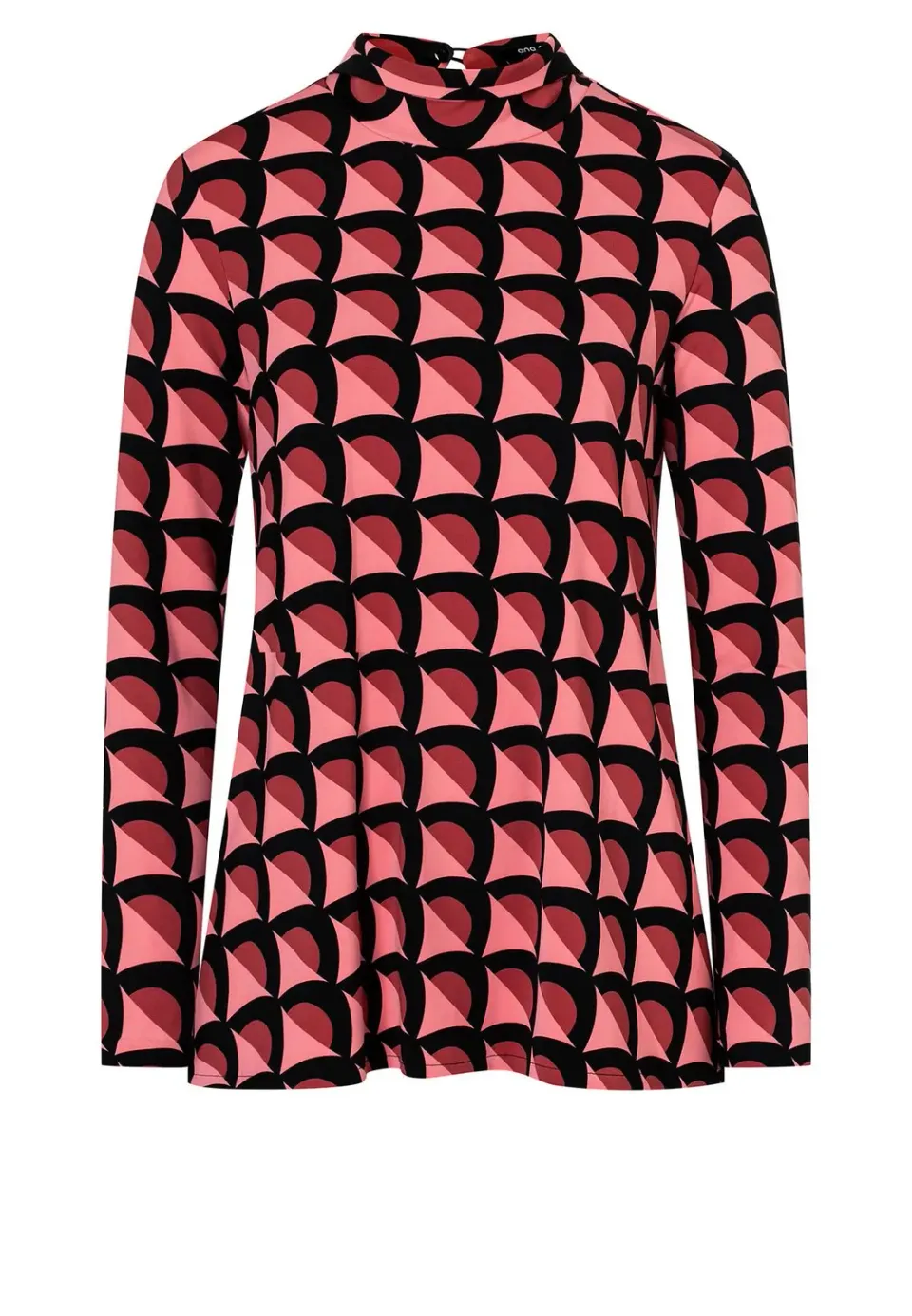 Ana Alcazar Himoni top svasato rosa anni 60