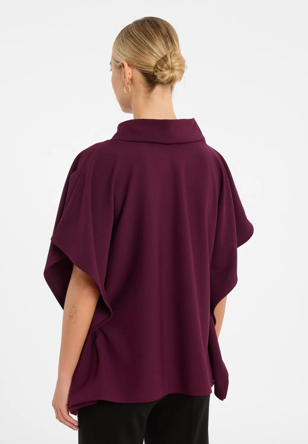Ana Alcazar Cimara top viola collo coreana