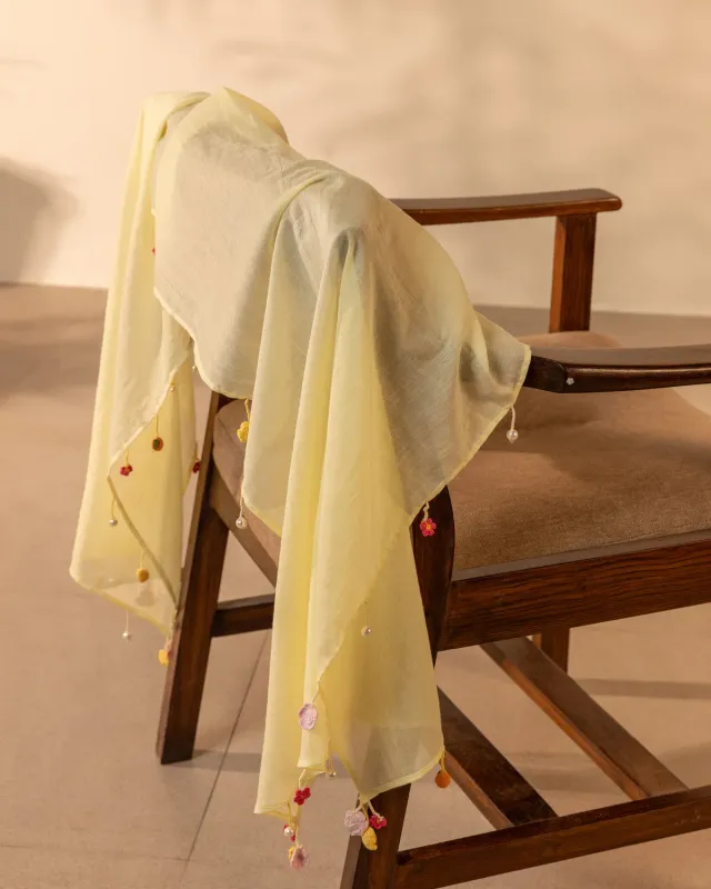 Our Dve Citrus Dream stola giallo limone mul 2x10