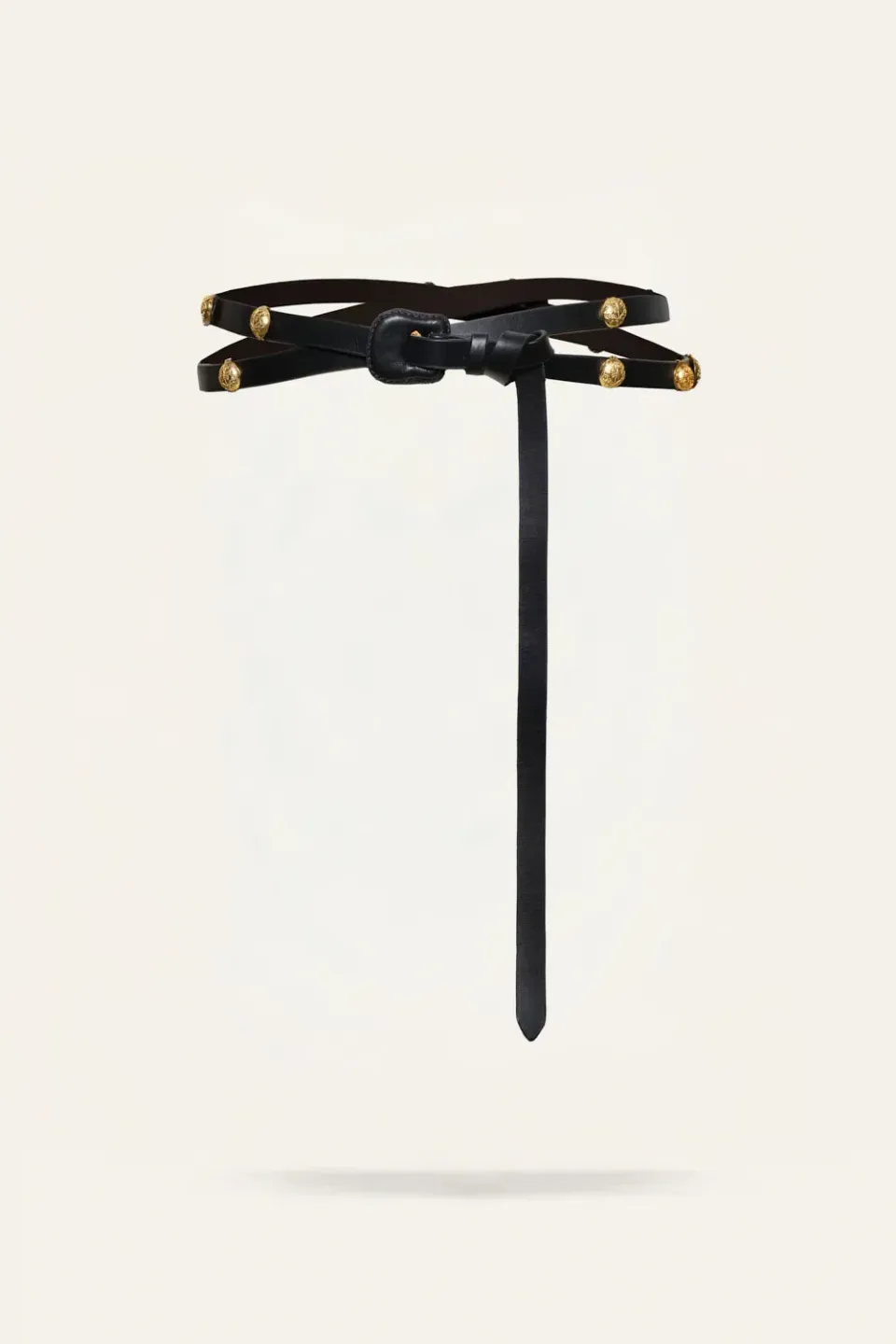 Johanna Ortiz Jungle Oracle Belt cintura pelle nera