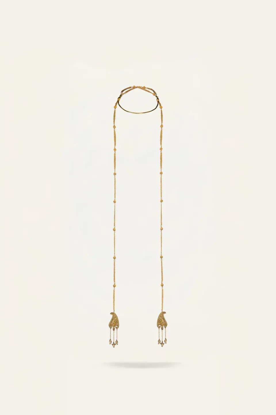 Johanna Ortiz Andean Swing Necklace collana ottone oro