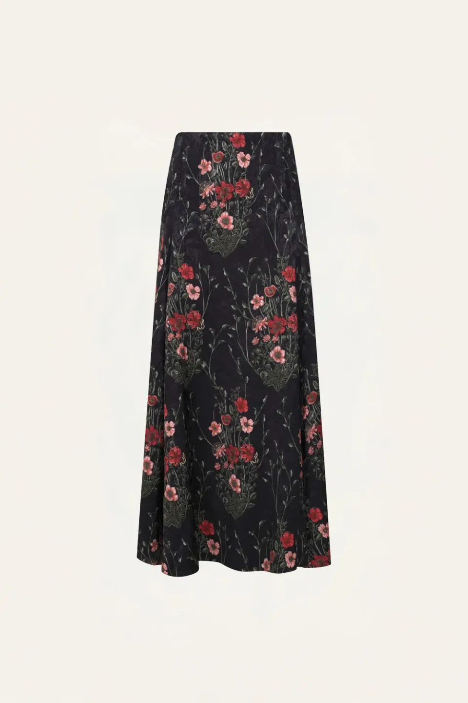 Johanna Ortiz Encanto De Isla gonna jacquard nera