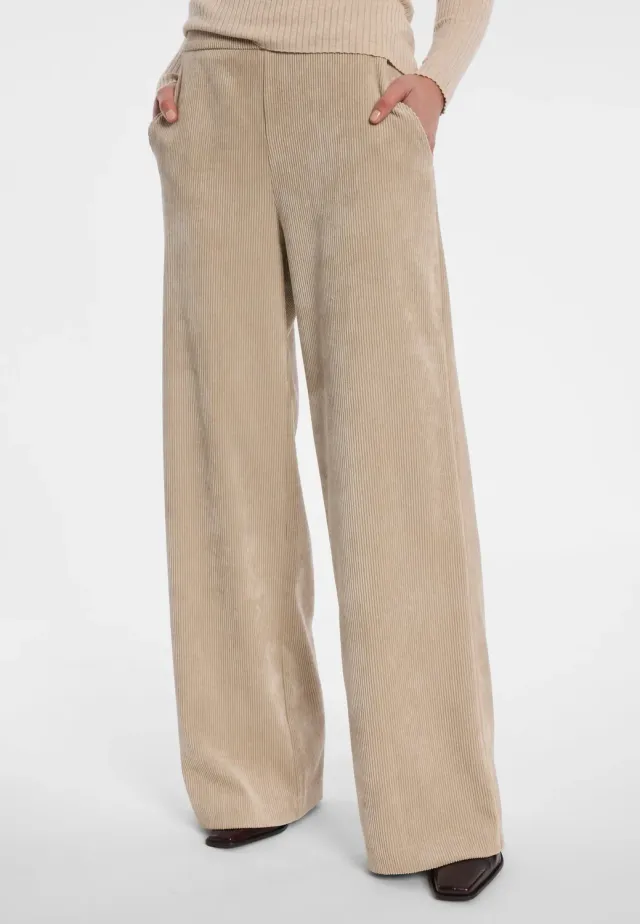 Ana Alcazar Enliri pantaloni beige velluto