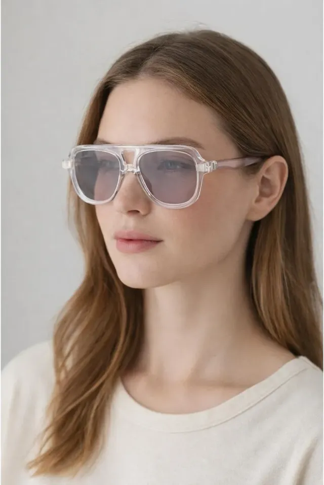 SVNX Bold Navigator occhiali sole grigio rosa taglia unica