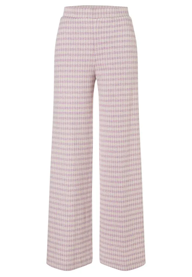 Ana Alcazar Sobera pantaloni palazzo pied-de-poule