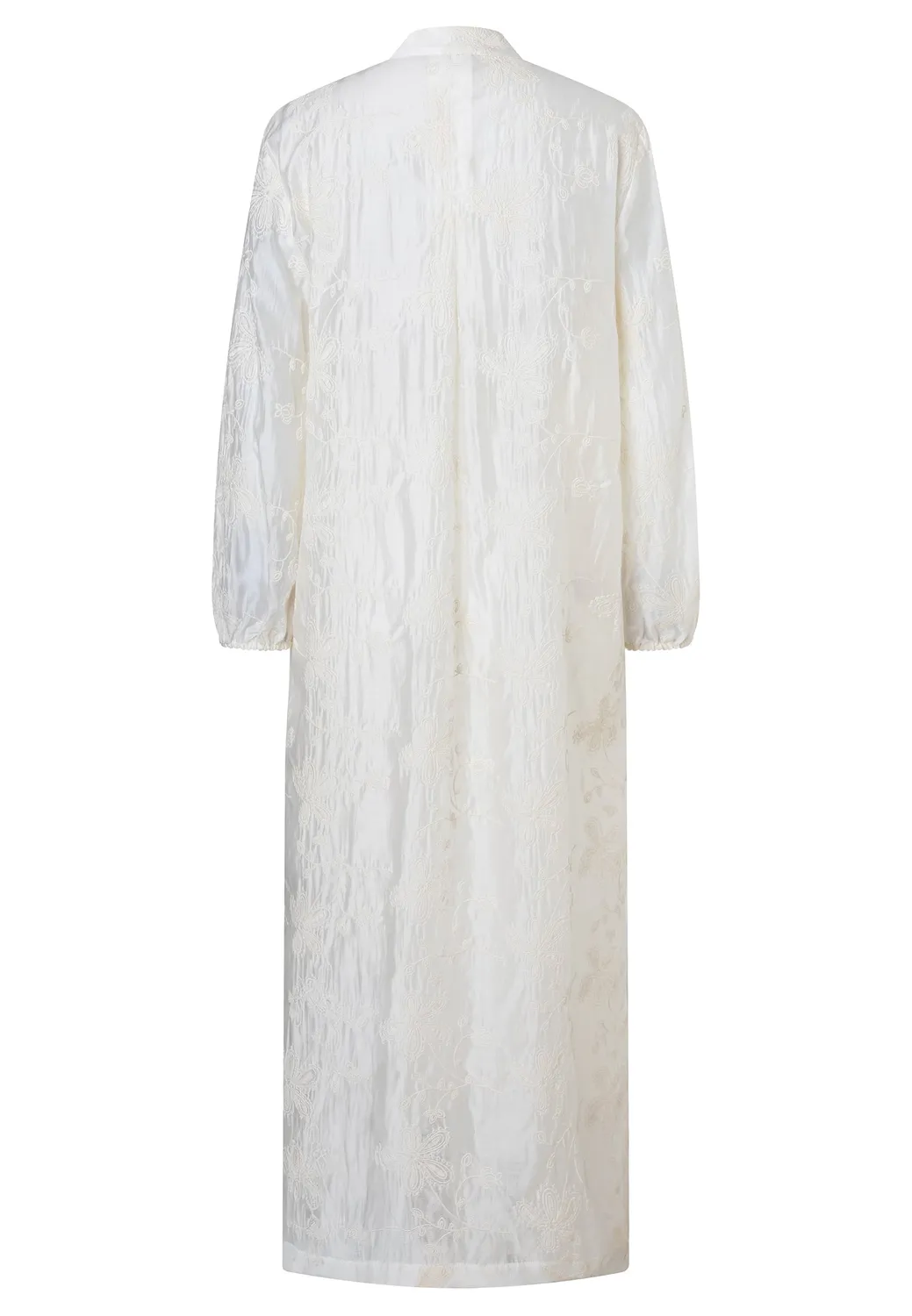 Ana Alcazar Dorenao caftano maxi bianco lyocell