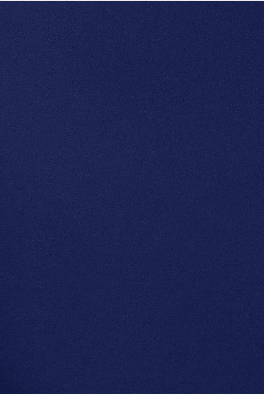 Goddiva DR1092 abito midi plissé navy blu