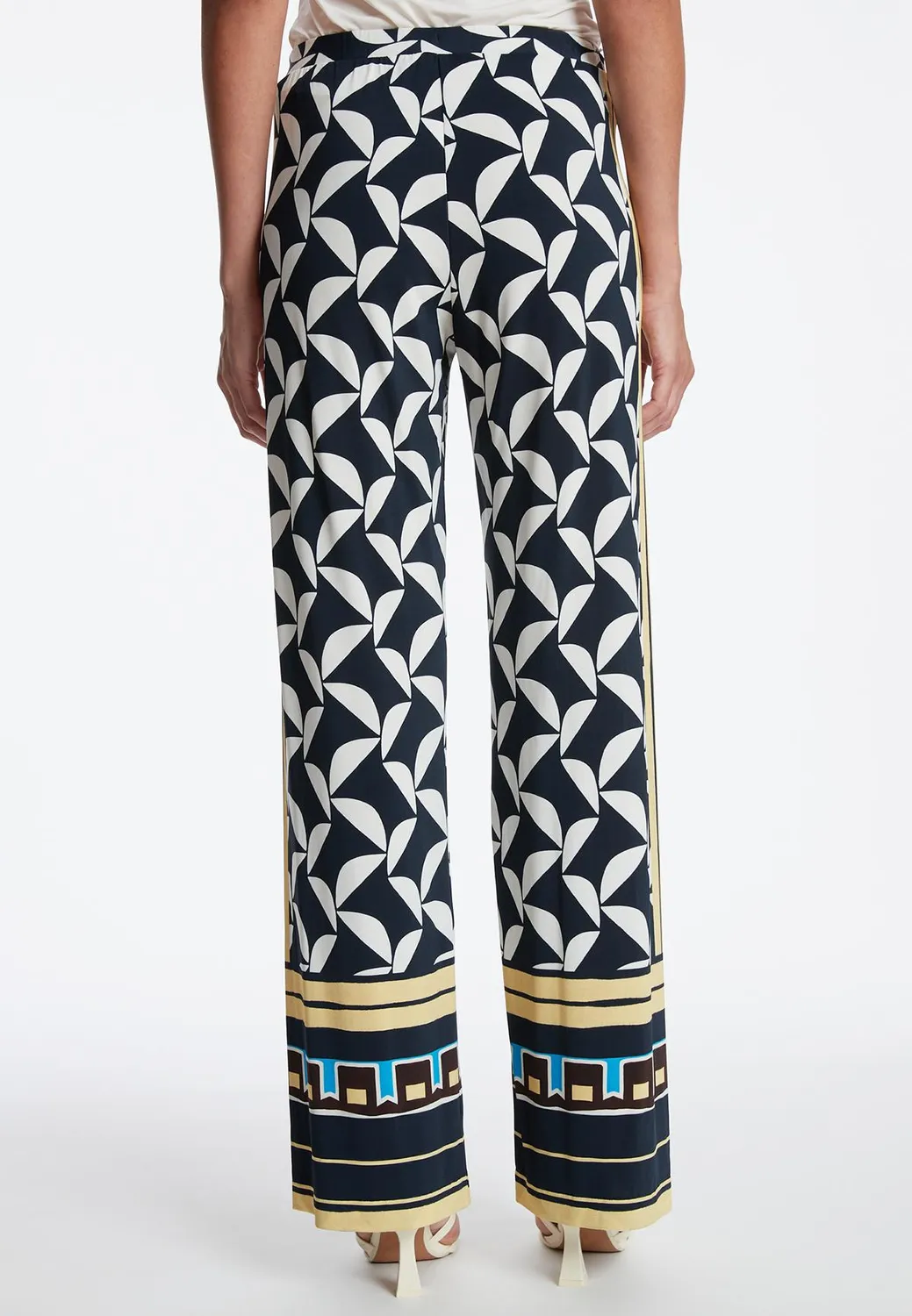 Ana Alcazar Zilmoa pantaloni jersey fantasia grafica