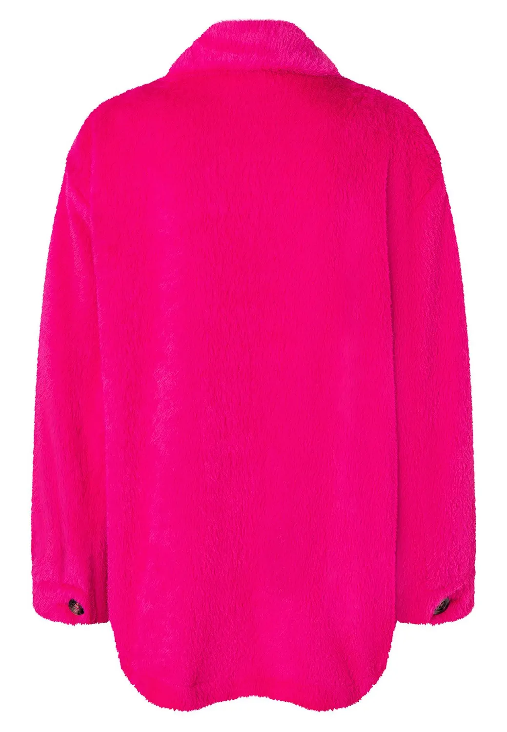 Ana Alcazar Mabisa giacca camicia peluche rosa