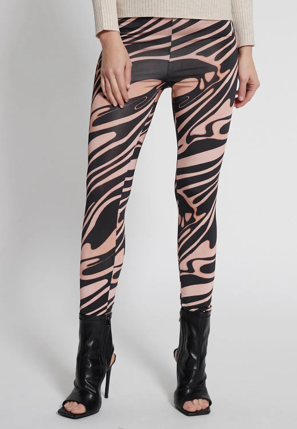 Ana Alcazar Hididi leggings stampa grafica elasticizzati
