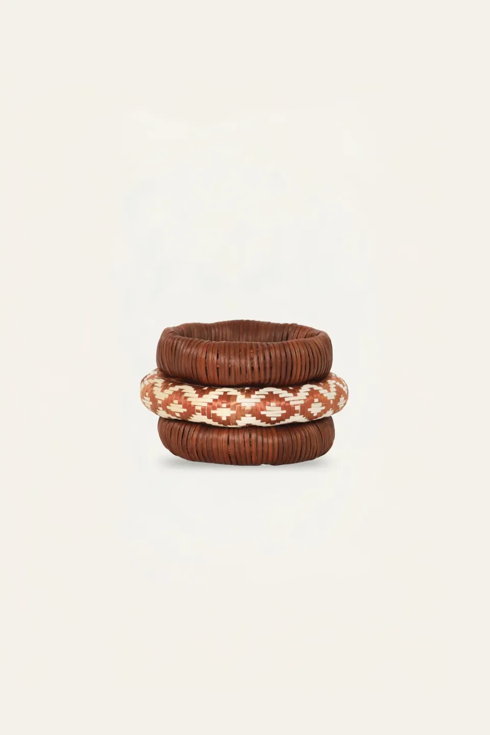 Johanna Ortiz Nomad Queen Bangles bracciali ruggine intrecciati