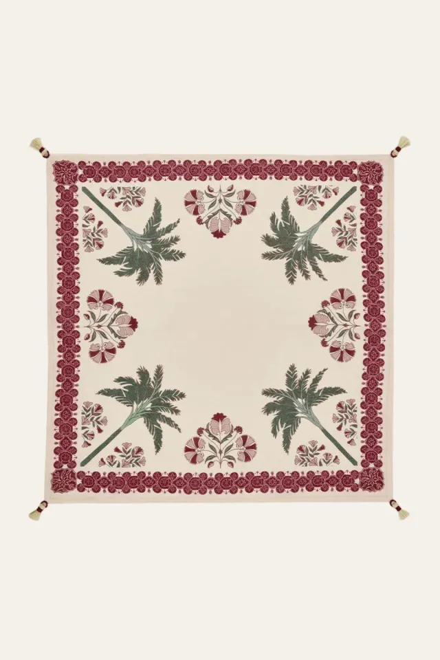 Johanna Ortiz Suzani Amazonico tovaglioli lino set 4 pezzi