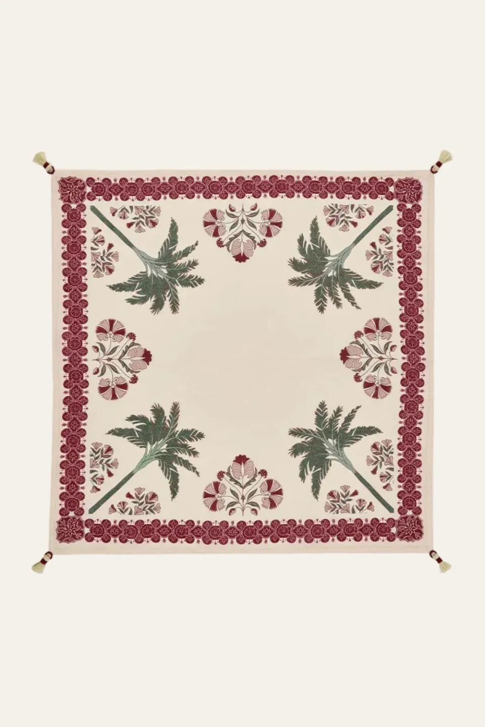 Johanna Ortiz Suzani Amazonico tovaglioli lino set 4 pezzi