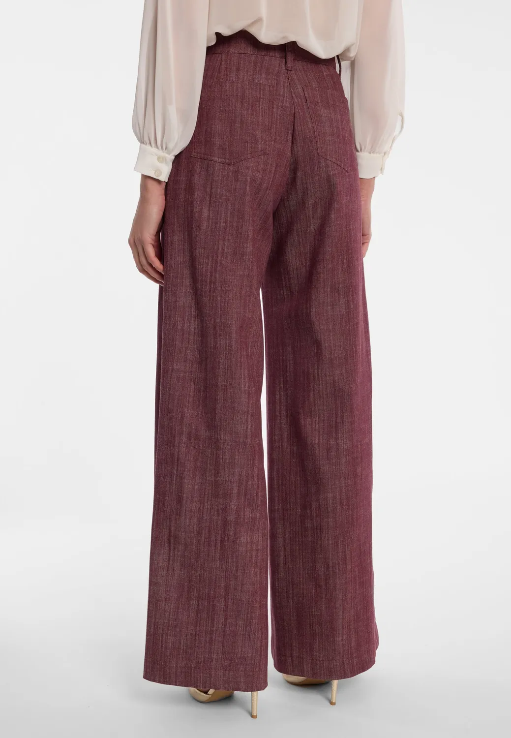 Ana Alcazar Endyria jeans marina bordeaux