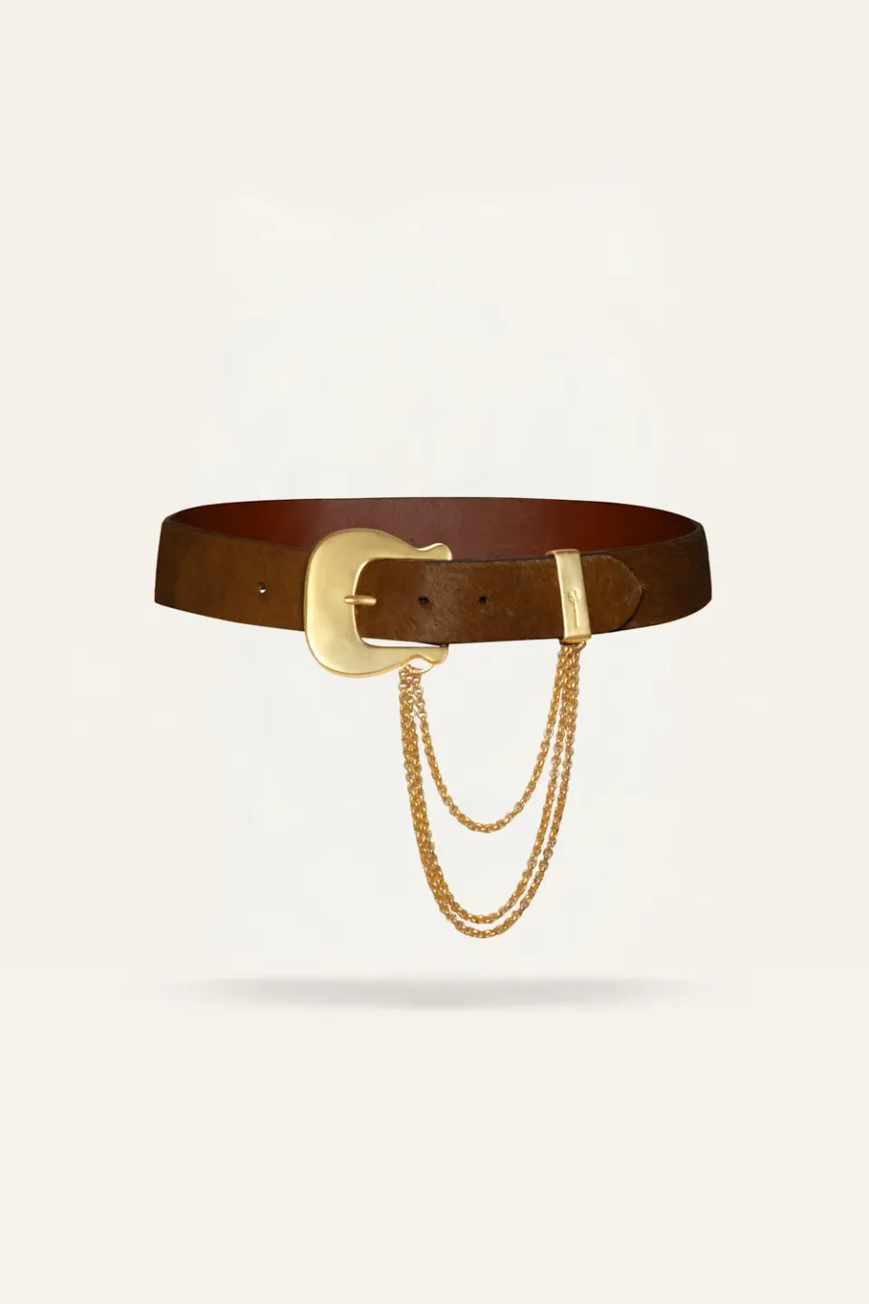 Johanna Ortiz Twist Od Heritage cintura pelle cognac