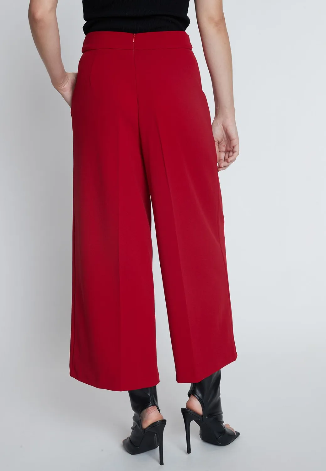 Ana Alcazar Mefira culotte rossa 7/8