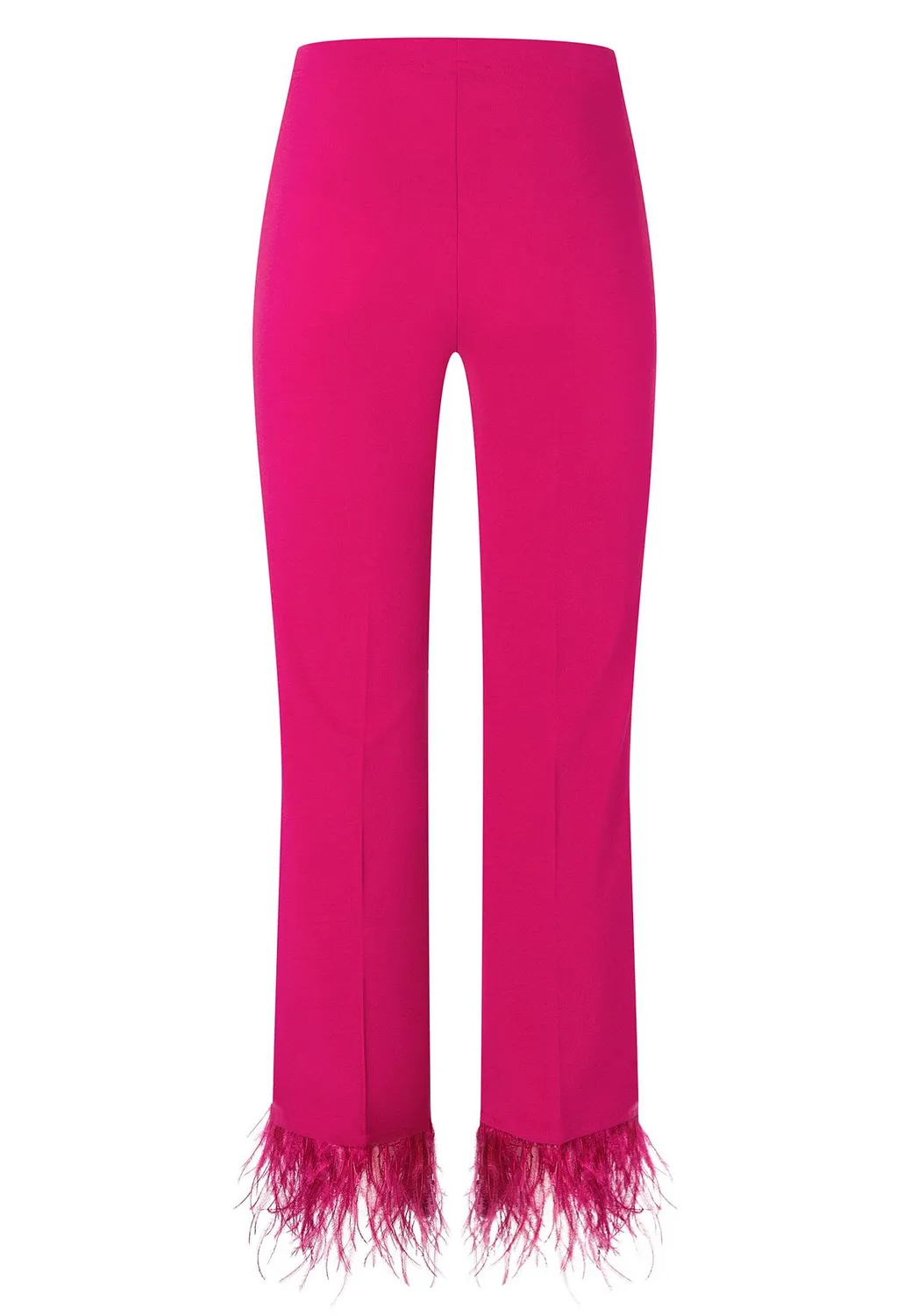 Ana Alcazar Merina pantaloni 7/8 orlo piume