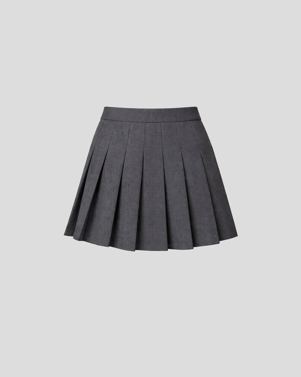 Violante Nessi Hovel gonna pantalone grigia lana crêpe
