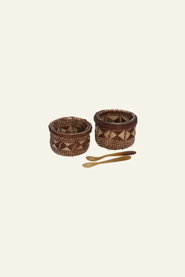 Johanna Ortiz Muisca Origin set sale pepe 2 pezzi vetro