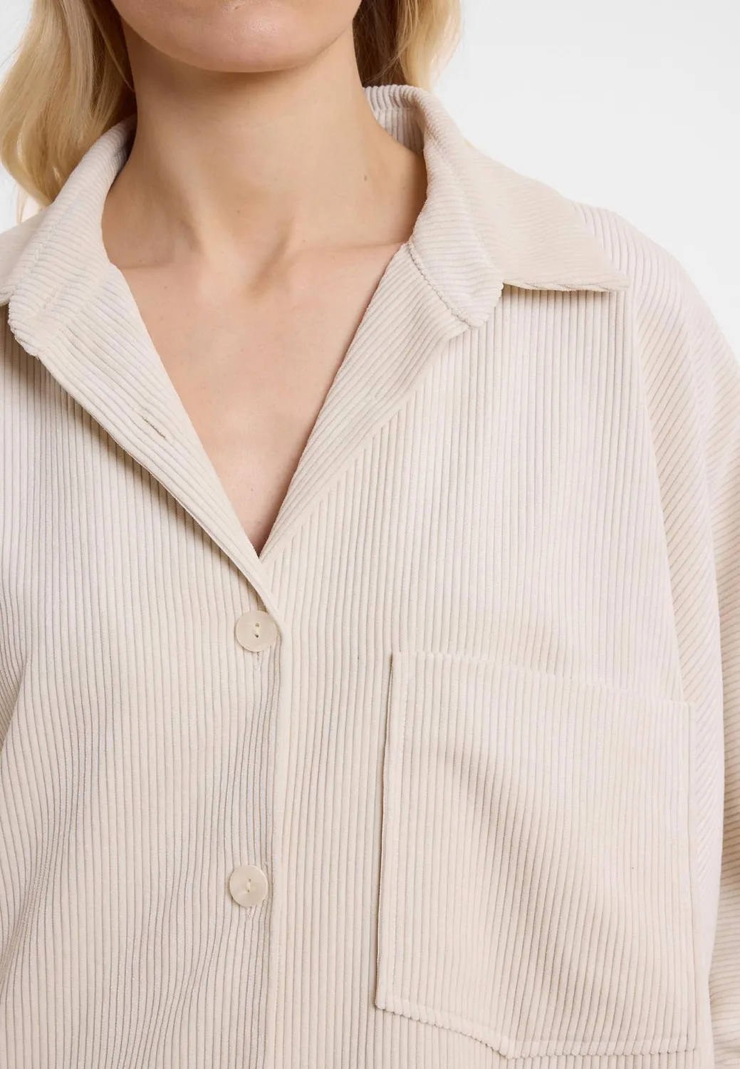 Ana Alcazar Adidi abito camicia velluto grigio