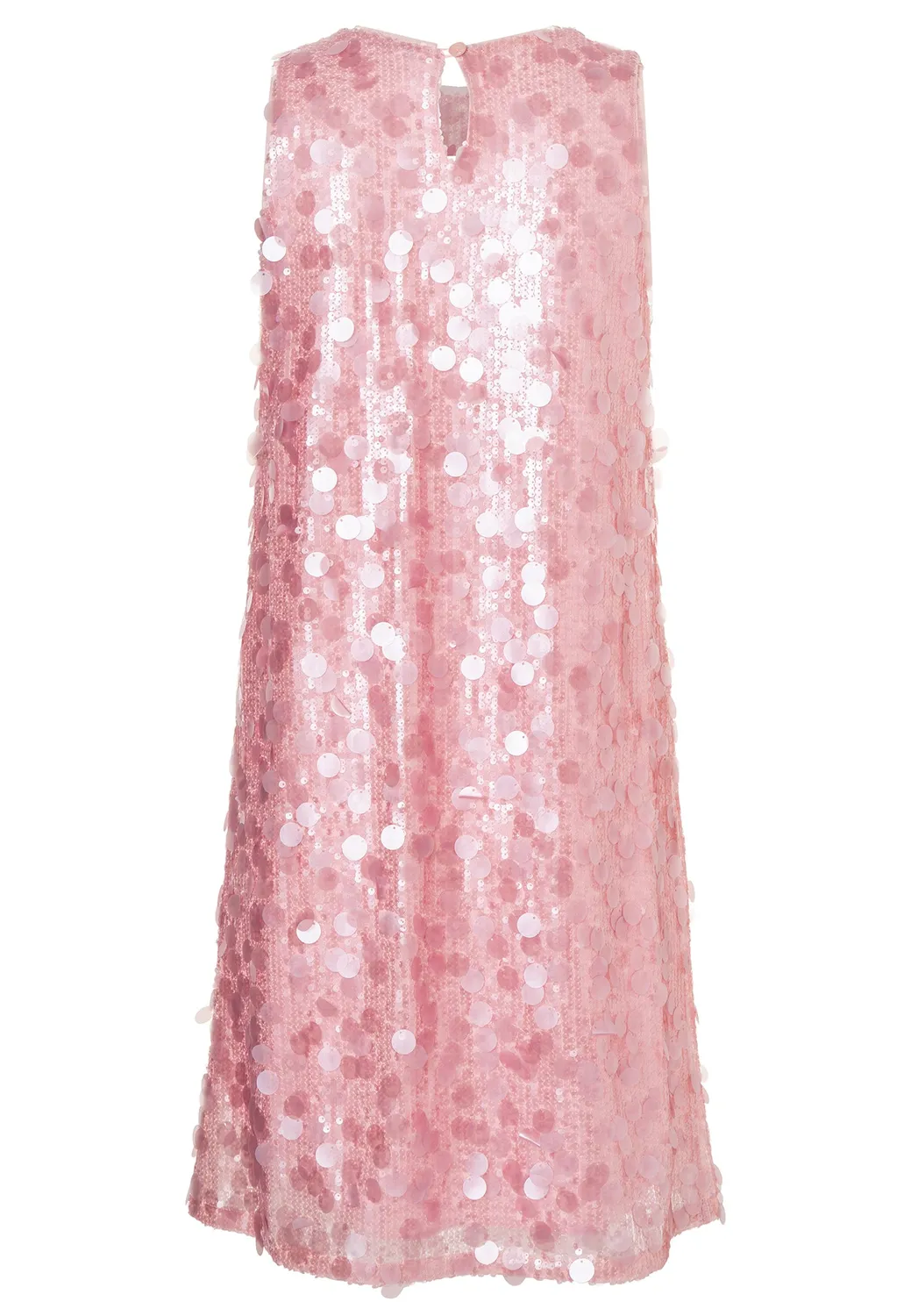 Ana Alcazar Dorilys abito mini rosa con paillettes