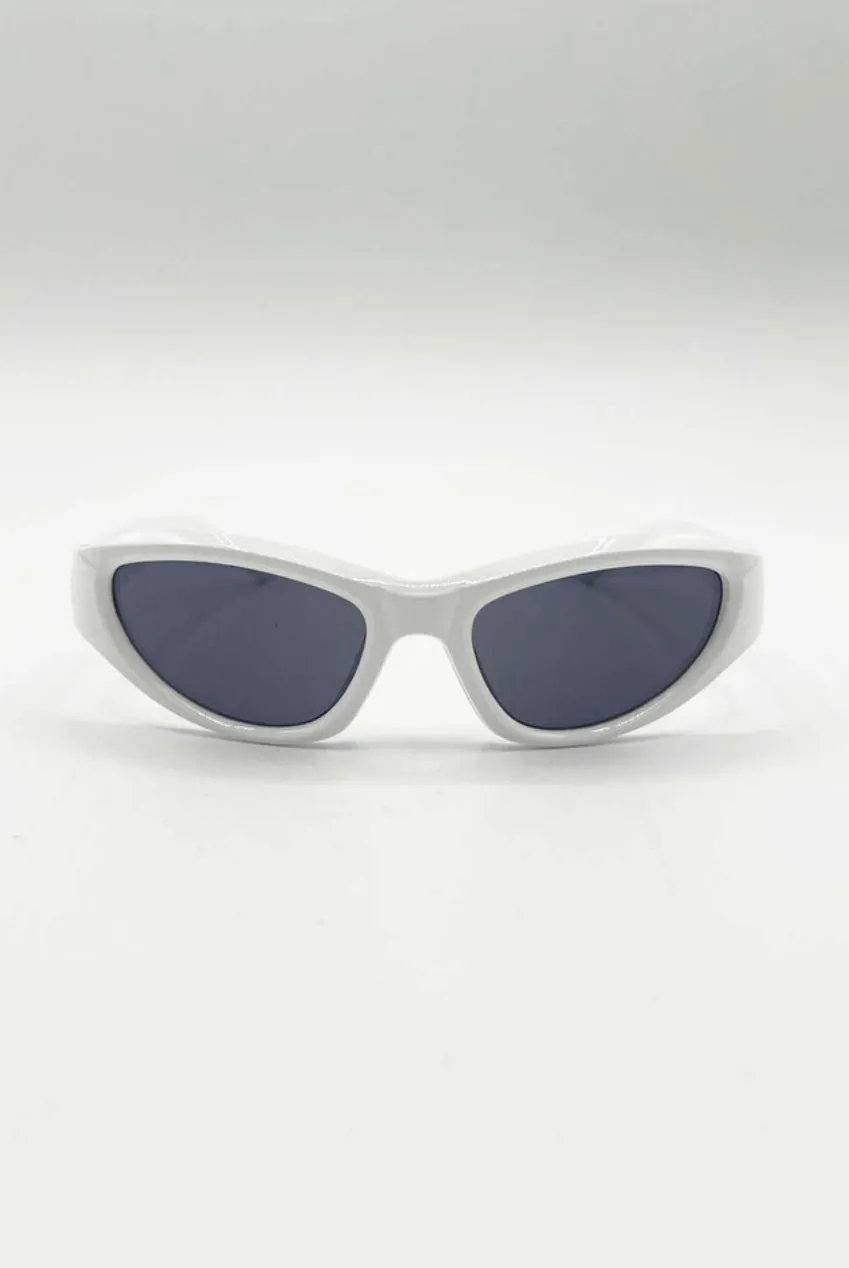 SVNX Star Racer SG2502607 occhiali da sole bianco nero