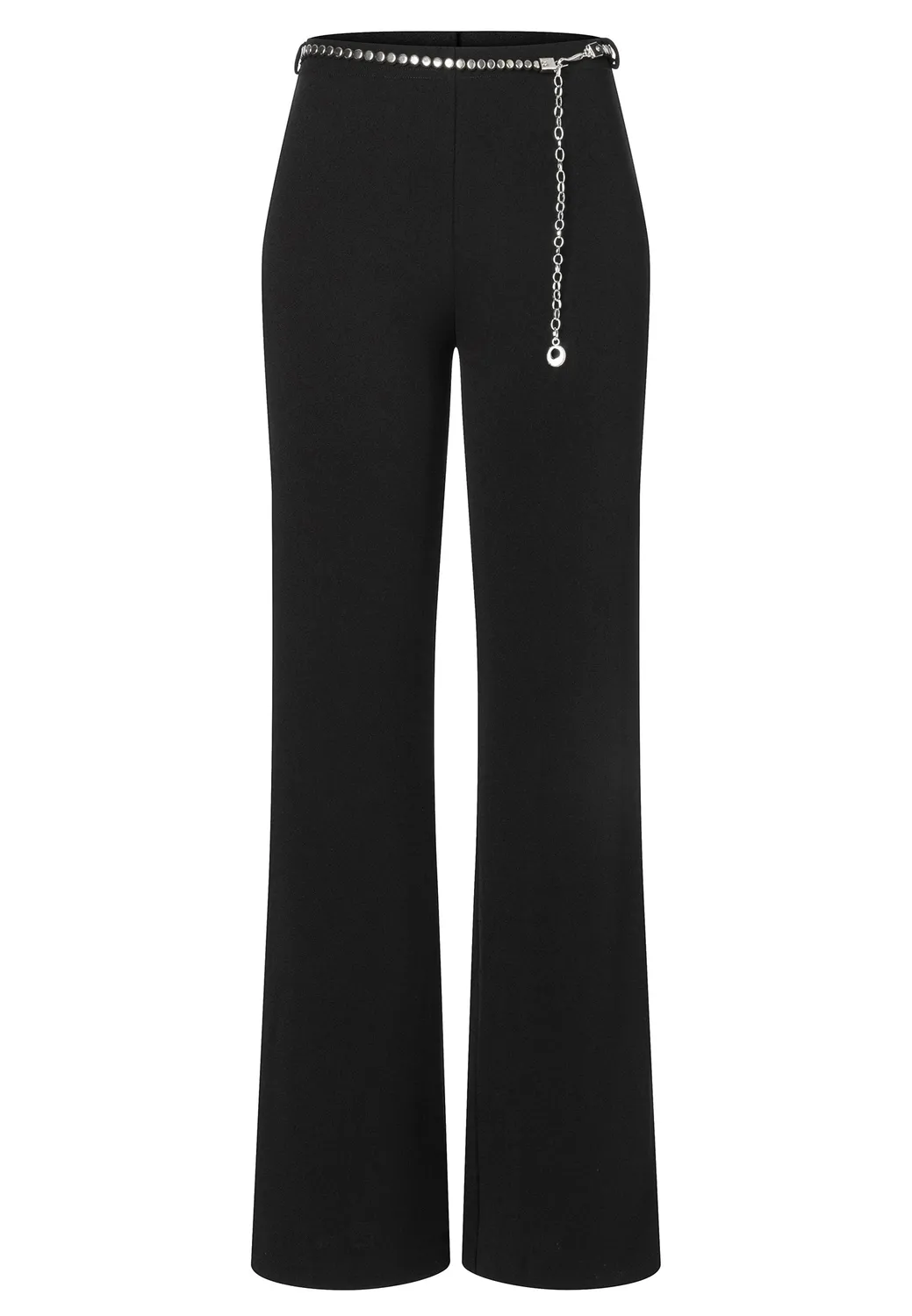 Ana Alcazar Elinabis pantaloni palazzo neri cintura