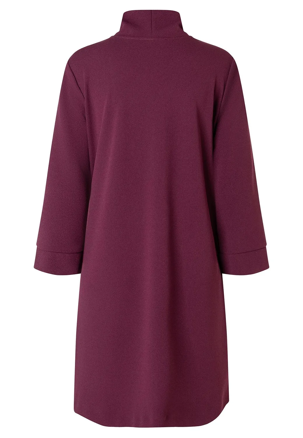 Ana Alcazar Adnina abito collo alto bordeaux oversize