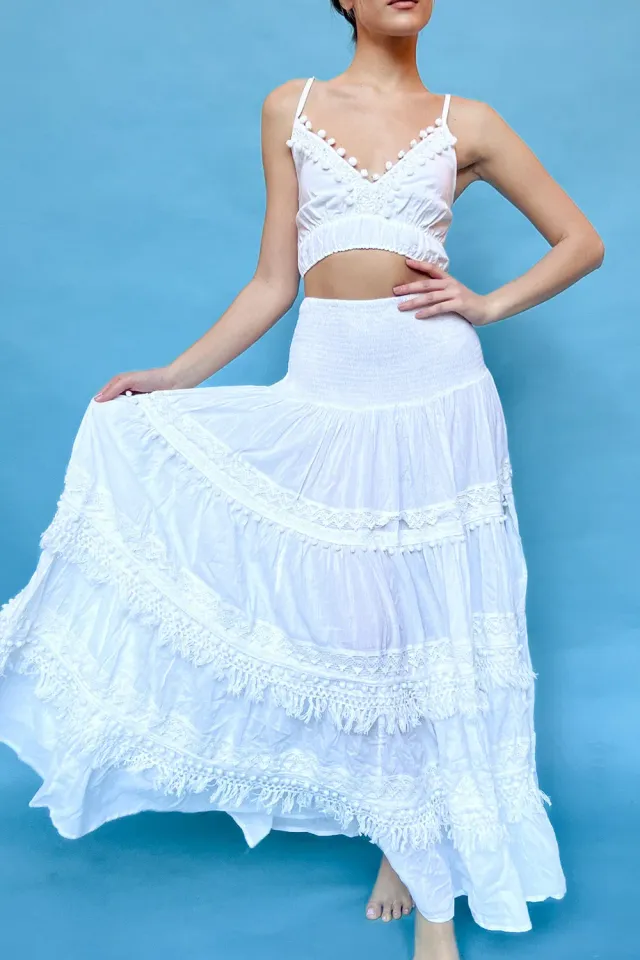 Antica Sartoria Positano DV473SET completo bianco cotone