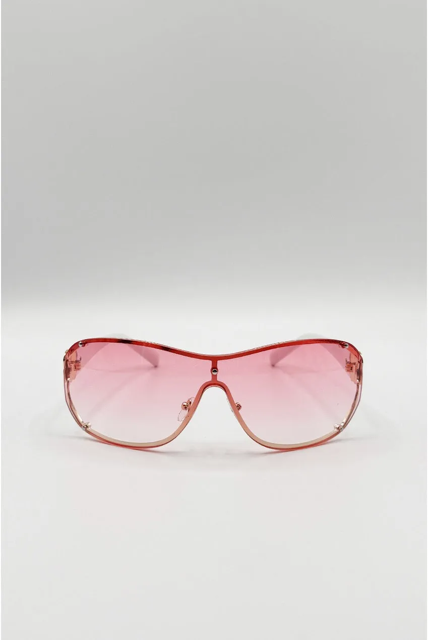SVNX Vintage Rose SG2604109 occhiali rosa avvolgenti