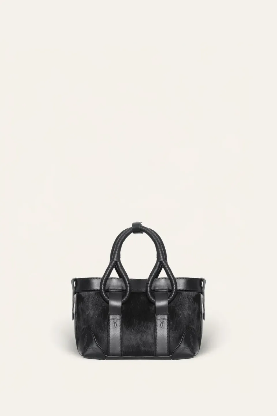 Johanna Ortiz Destiny's Ride mini tote pelle nera
