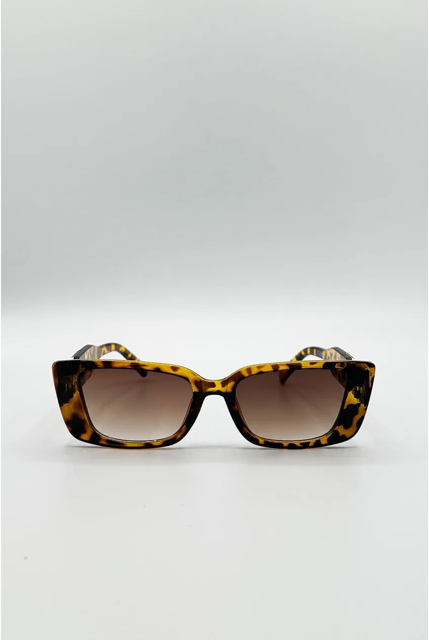 SVNX Cateye occhiali sole leopardati protezione UV